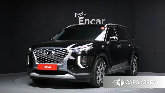 Hyundai Palisade 2021 Черный из Кореи