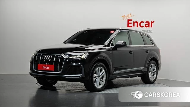 Audi Q7 (4M) 2022 Черный из Кореи
