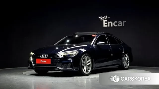 Audi A7 (4K) 2021 Синий из Кореи