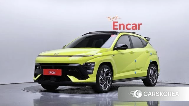 Hyundai Kona (SX2) 2023 Светло-зеленый из Кореи