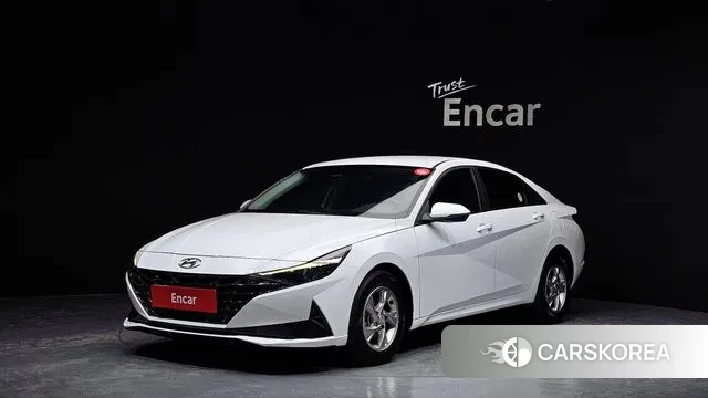 Hyundai Avante (CN7) 2022 Белый из Кореи