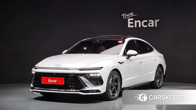 Hyundai Sonata D Edge Hybrid (DN8) 2024 Белый из Кореи