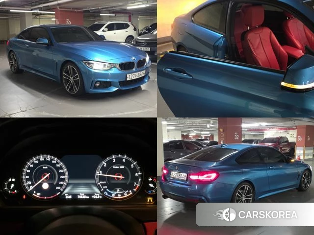 BMW 4 Series (F32) 2019 Синий из Кореи