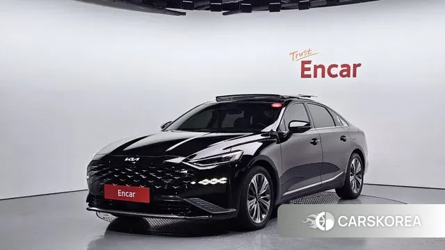 Kia K8 Hybrid 2021 Черный из Кореи