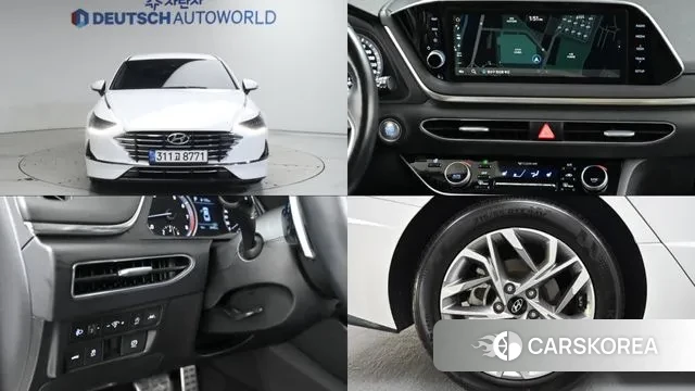 Hyundai Sonata (DN8) 2021 Белый из Кореи