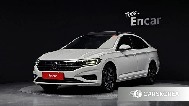 Volkswagen 7th Generation of Jetta 2021 Белый из Кореи