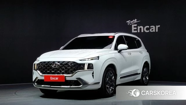 Hyundai The New Santa Fe 2023 Белый из Кореи