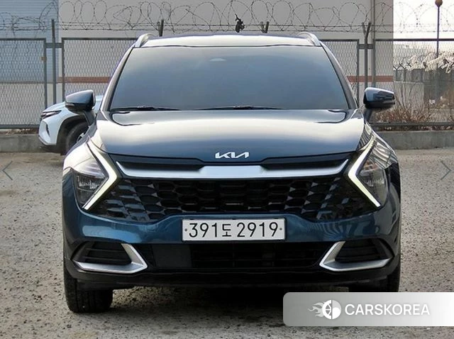 Kia Sportage 5th Generation Hybrid 2022 Синий из Кореи