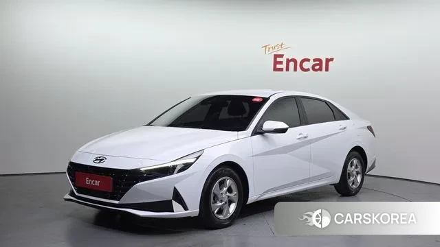 Hyundai Avante (CN7) 2021 Белый из Кореи