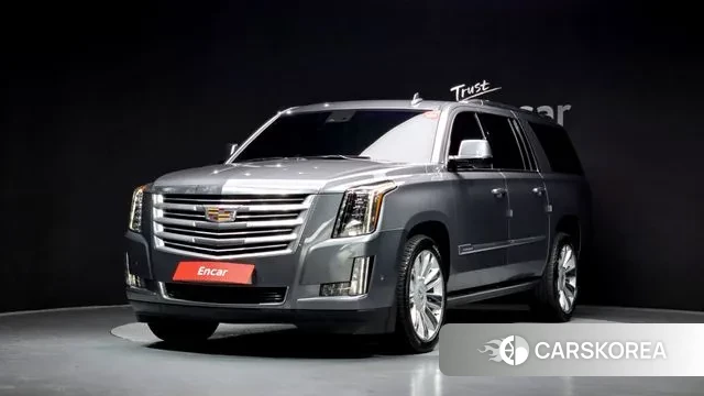Cadillac Escalade 2018 Серый из Кореи