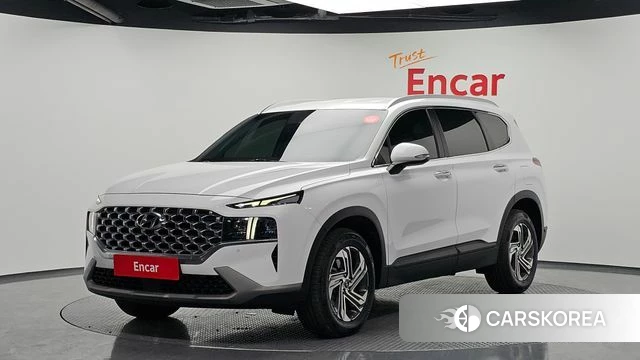 Hyundai The New Santa Fe 2021 Белый из Кореи