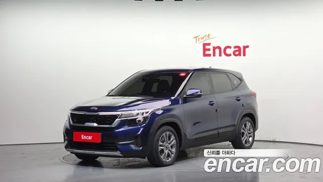 Kia Seltos 2021 Синий из Кореи