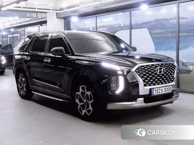 Hyundai Palisade 2022 Черный из Кореи