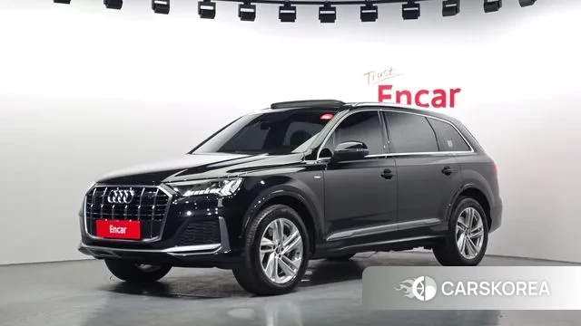 Audi Q7 (4M) 2021 Черный из Кореи