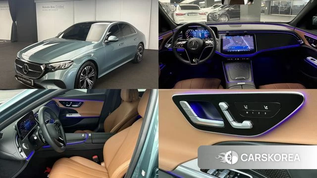 Mercedes-Benz E-Class W214 2025 Синий нефрит из Кореи