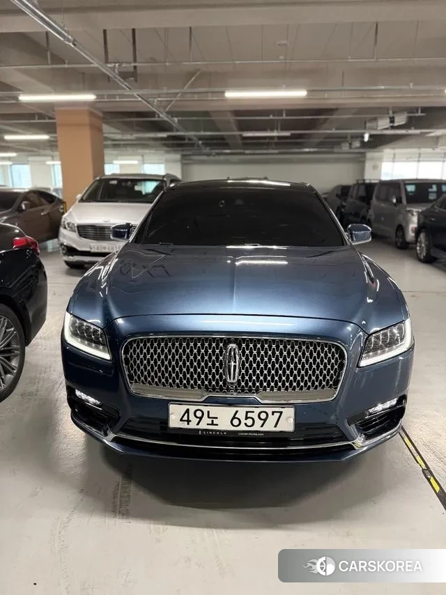 Lincoln Continental 10th Generation 2019 Синий из Кореи