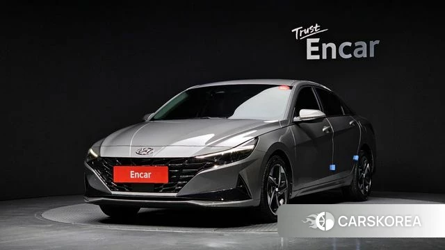 Hyundai Avante (CN7) 2020 Серебристо-серый из Кореи