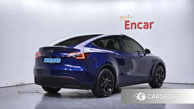 Tesla Model Y 2023 Синий из Кореи