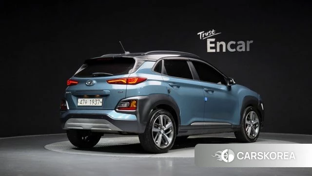 Hyundai Kona 2018 Синий нефрит из Кореи