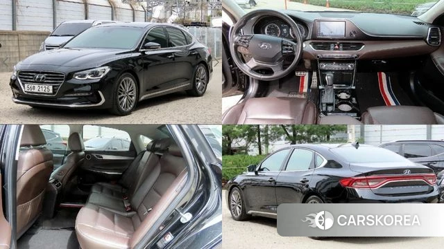 Hyundai Grandeur IG 2018 Черный из Кореи