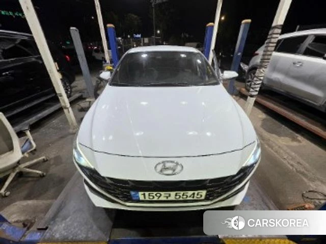 Hyundai Avante (CN7) 2022 Белый из Кореи