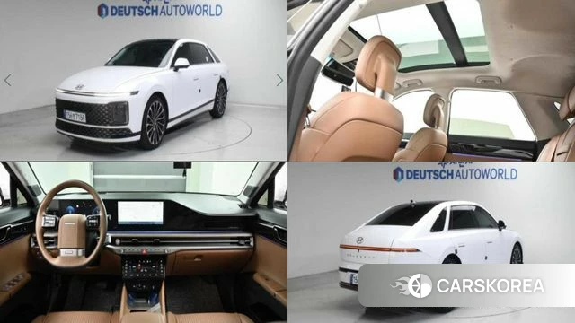 Hyundai Grandeur Hybrid (GN7) 2023 Белый из Кореи