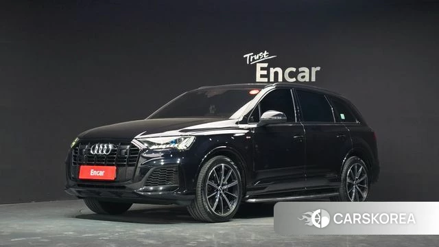 Audi Q7 (4M) 2021 Черный из Кореи