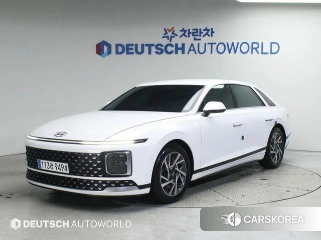 Hyundai Grandeur (GN7) 2023 Белый из Кореи