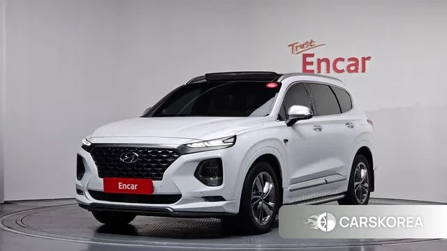 Hyundai Santa Fe TM 2019 Белый из Кореи