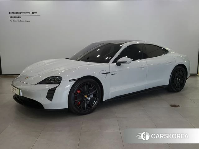 Porsche Taycan 2024 Серебристо-серый из Кореи