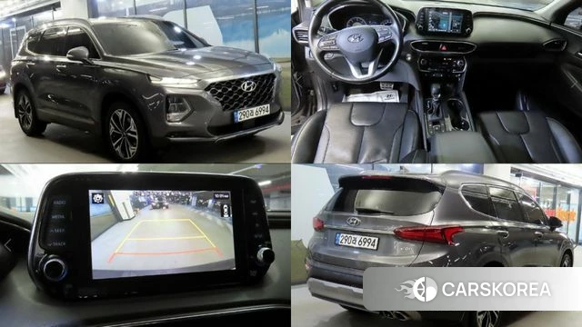 Hyundai Santa Fe TM 2019 Серый из Кореи