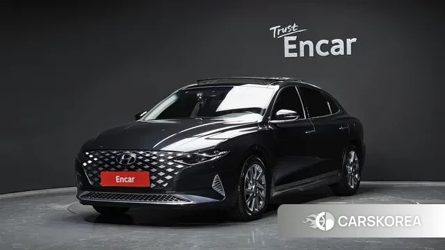 Hyundai The New Grandeur IG Hybrid 2020 Черный из Кореи