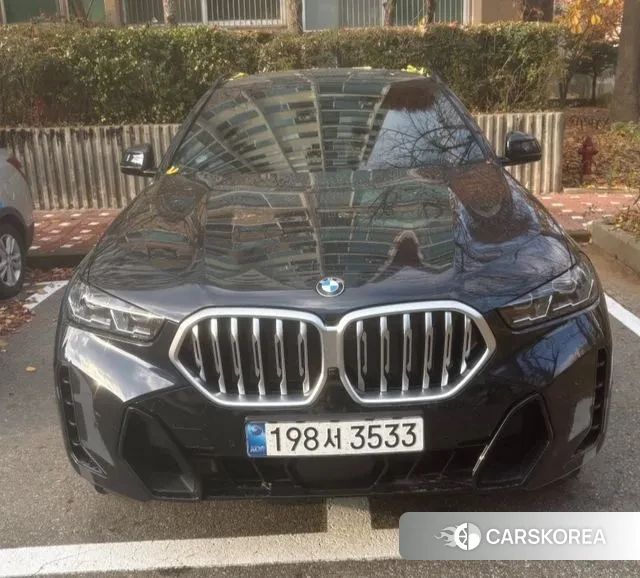 BMW X6 (G06) 2025 Черный из Кореи