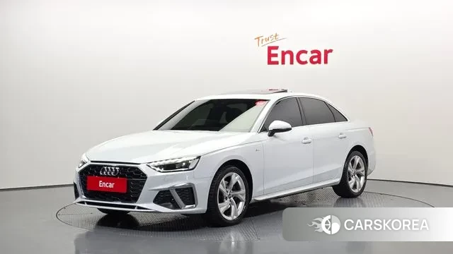 Audi A4 (B9) 2021 Белый из Кореи