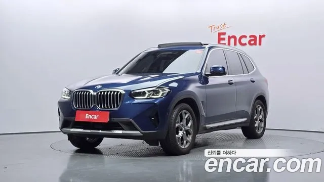 BMW X3 (G01) 2022 Синий из Кореи