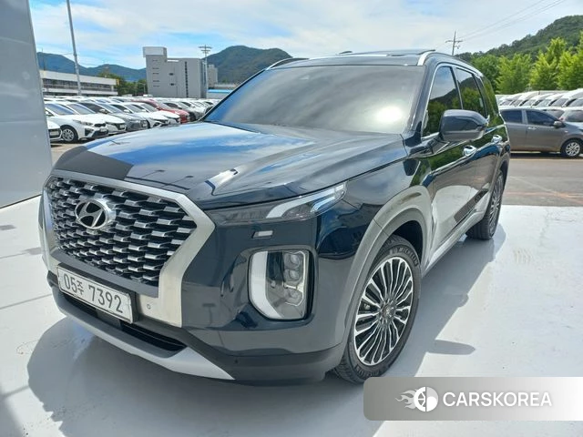 Hyundai Palisade 2019 Темно-зеленый из Кореи