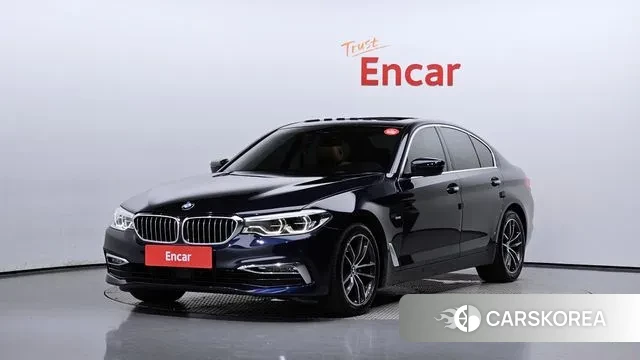 BMW 5 Series (G30) 2018 Синий из Кореи