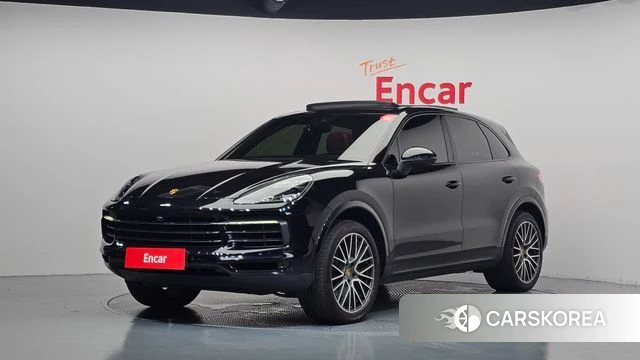 Porsche Cayenne (PO536) 2020 Черный из Кореи