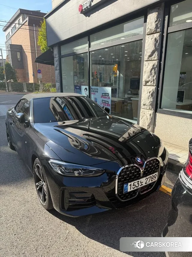 BMW 4 Series (G22) 2021 Черный из Кореи