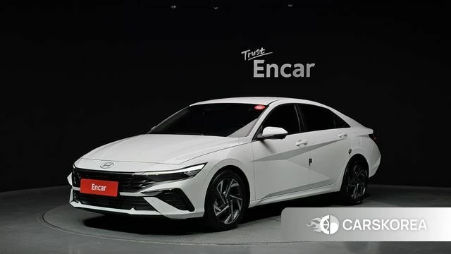 Hyundai The New Avante (CN7) 2023 Белый из Кореи