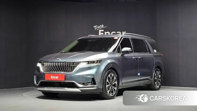 Kia Carnival 4th generation 2020 Небесно-голубой из Кореи
