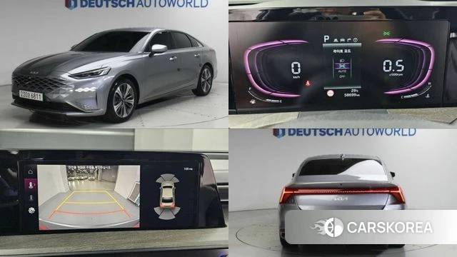 Kia K8 2022 Серебристо-серый из Кореи