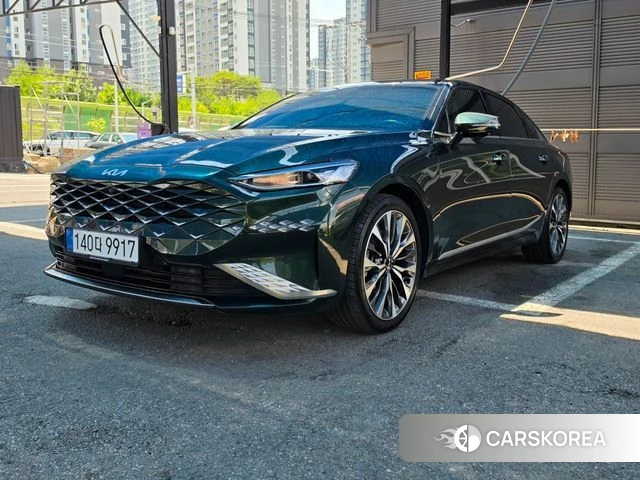 Kia K8 2021 Темно-зеленый из Кореи