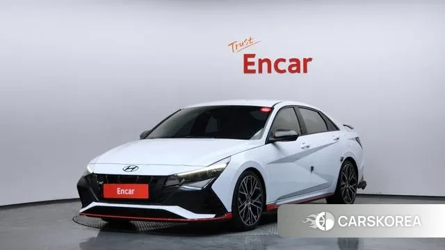 Hyundai Avante (CN7) 2022 Белый из Кореи