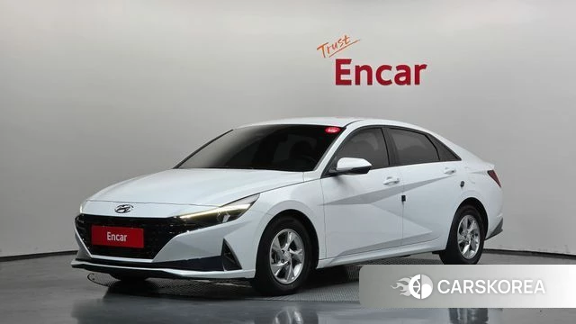 Hyundai Avante (CN7) 2021 Белый из Кореи