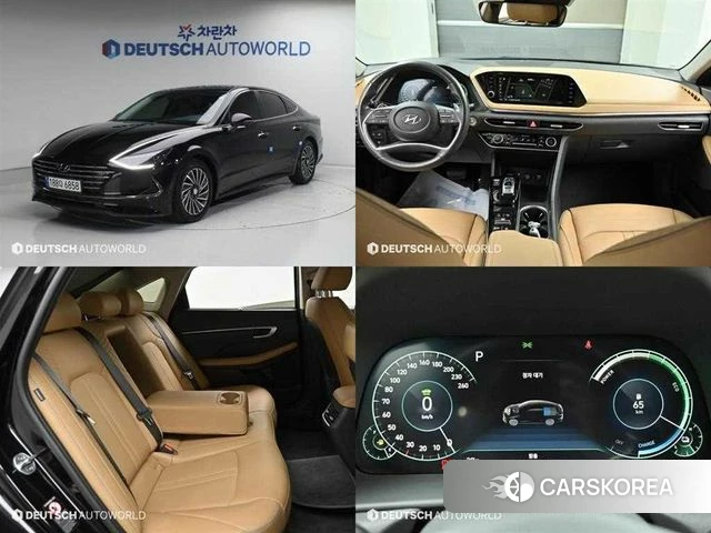 Hyundai Sonata Hybrid (DN8) 2021 Черный из Кореи