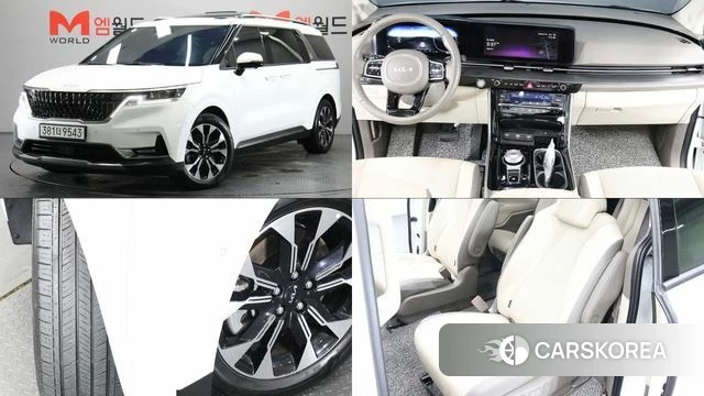 Kia Carnival 4th generation 2022 Белый из Кореи
