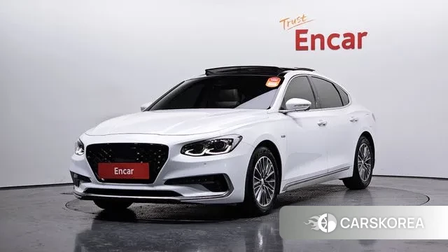 Hyundai Grandeur IG Hybrid 2019 Белый из Кореи