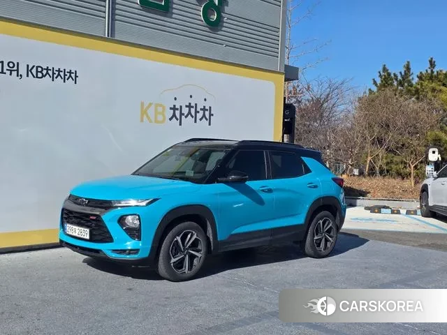 Chevrolet (GM Daewoo) Trailblazer 2022 Небесно-голубой из Кореи