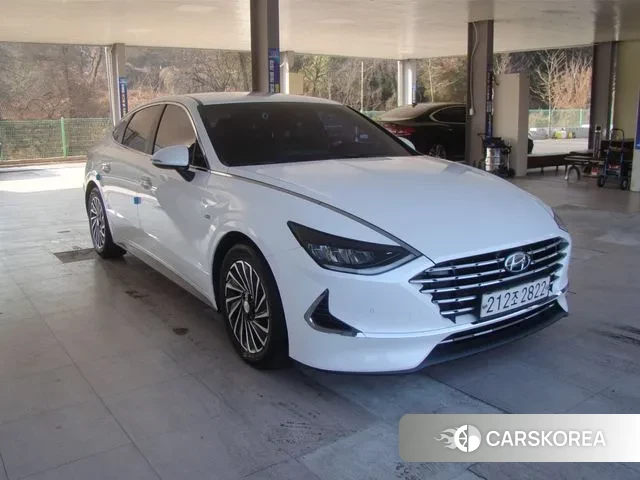Hyundai Sonata Hybrid (DN8) 2019 Белый из Кореи